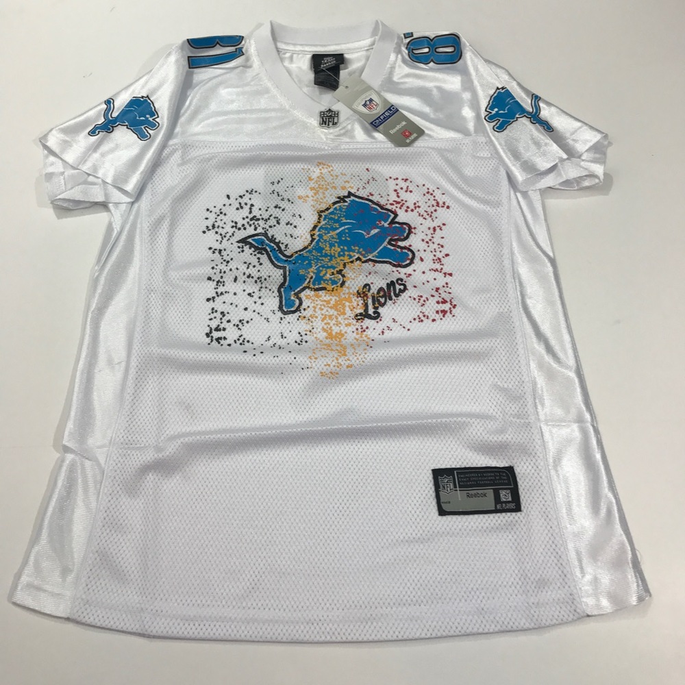 Detroit Lions NFL Jersey Johnson Kids Youth XL - Picture 2 of 8